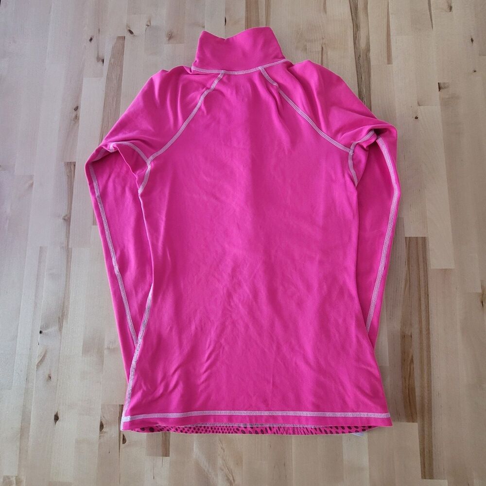 Nike Pro Dri-Fit Fleece Lined Running 1/2 Half Zip Pullover Women's Small Pink - Picture 2 of 5